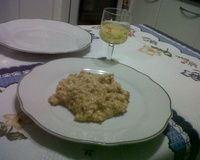 Risoto Frango com Requeijão