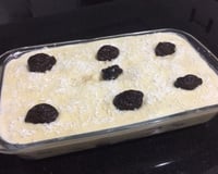 Pavê de coco e ameixa