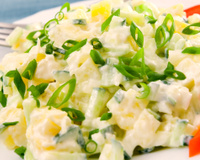 Como fazer maionese de batata cremosa para churrasco de um jeito bem rapidinho