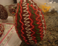 Maçã do amor de chocolate