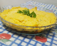 Escondidinho de carne seca com mandioquinha