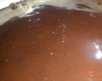 Cobertura cremosa de chocolate