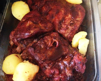 Costela suína ao molho barbecue