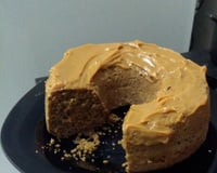 Bolo de baunilha e canela