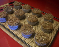 Bolinho integral de maçã e banana