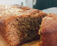 Banana bread com aveia