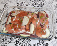 Salmão ao Vinho Tinto