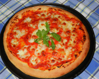 Massa de pizza italiana deliciosa