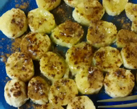 Banana como canela no micro-ondas