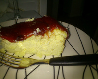 Cheesecake rápida de ricota com geléia