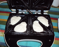 Biscoito de polvilho na sanduicheira