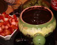 Fondue de chocolate super simples