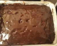 Cobertura de chocolate com creme de leite