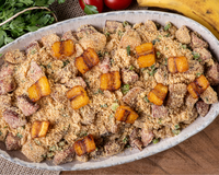 A melhor farofa para o seu churrasco! saiba como preparar o acompanhamento para o final de semana