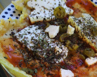 Pizza fáci e rápida de crepioca