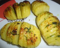 Batatas hasselback