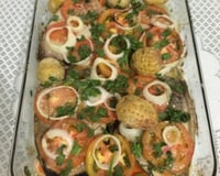 Filé de peixe ao forno