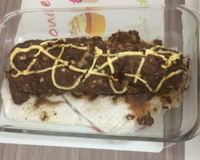 Rocambole de carne recheado