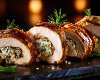 Nada de restaurante lotado: prepare este frango recheado com queijo e ervas para um jantar romântico de Dia dos Namorados em casa