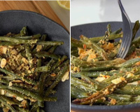 Descobri um jeito diferente, fácil e muito viciante de comer vagem: uma bandeja não dá para nada, acaba em segundos!