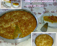 Bolo de fubá com açúcar mascavo do Lúcio Cezar