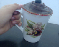 Bolo de micro-ondas feito em 3 minutos