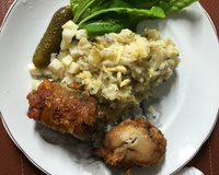 Risoto de abobrinha e limão siciliano