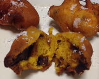 Bolinho de chuva de cenoura com chocolate