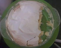 Doce de banana com creme