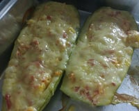 Abobrinha recheada supimpa