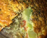 Torta de chuchu sem farinha