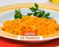 Risoto de frango simples
