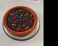 Cobertura de chocolate com creme de leite