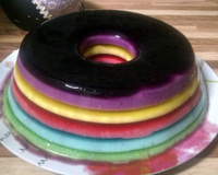 Gelatina Colorida em camadas