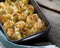 Couve-flor assada na maionese