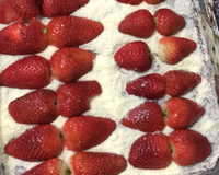 Bombom aberto especial de morango