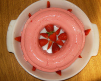Pudim mousse de iogurte