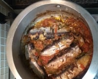 Sardinha na panela de pressão