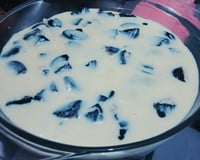 Pavê de chocolate branco com Negresco