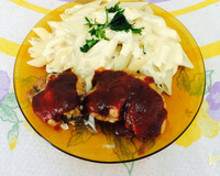 Frango ao forno com barbecue