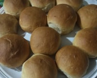 Pão de hambúrguer caseiro