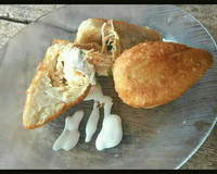 Coxinha fácil de frango