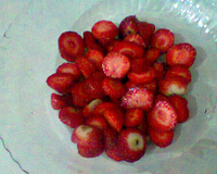 Brigadeiro de panela com frutas