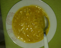Sopa cremosa de frango