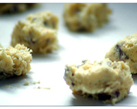 Cookies de baunilha e chocolate