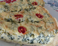 Quiche de espinafre e ricota