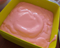 Danone caseiro de morango