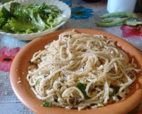 Spaghetti à la pangritata povera