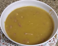 Sopa de ervilha na pressão