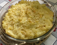 Souflé de batata e queijo